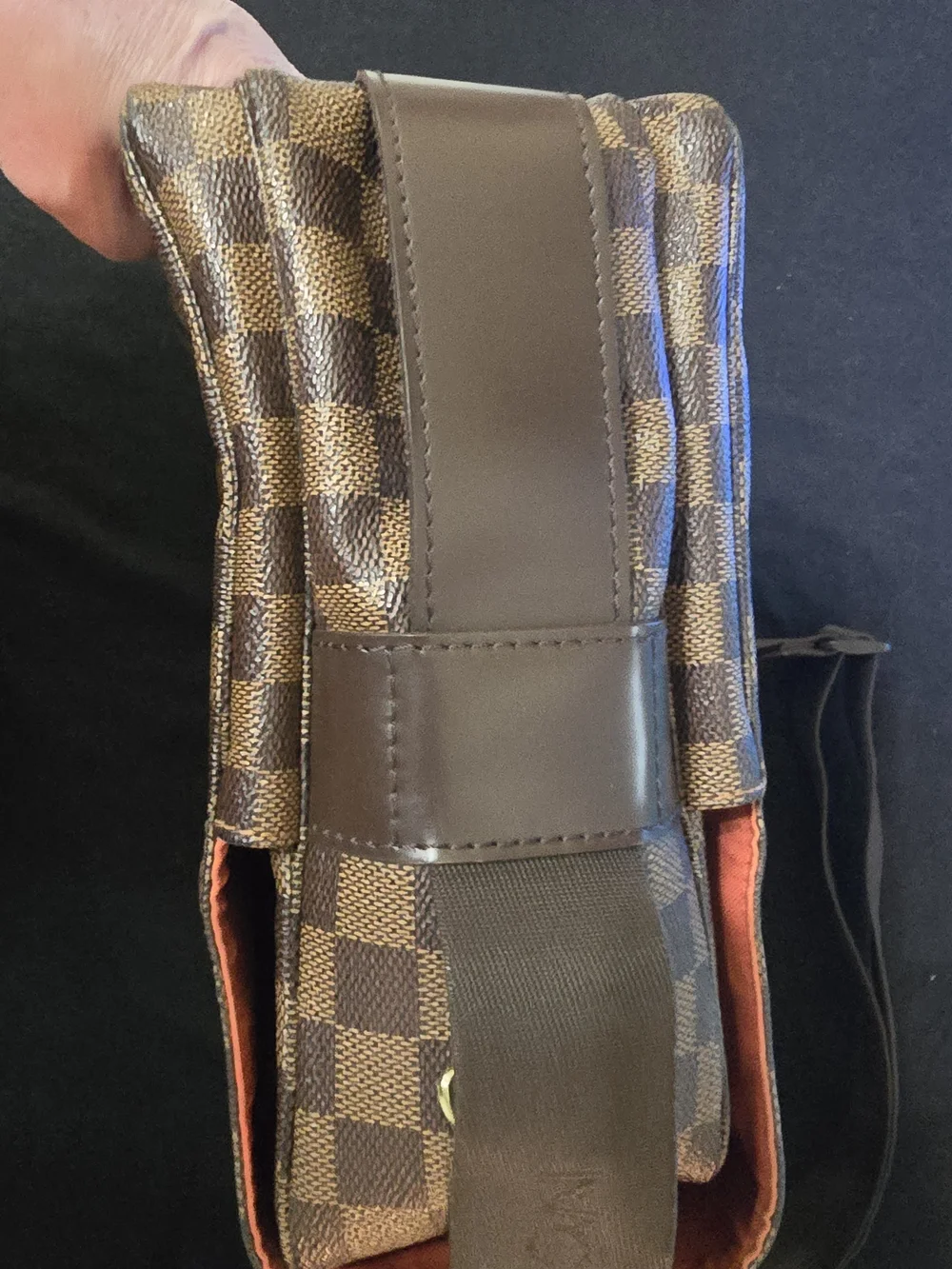 Louis Vuitton Damier Ebene Canvas Messenger Bag